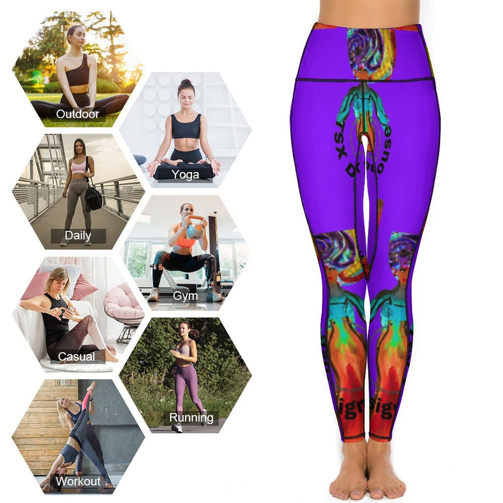 Signature Sahasrara™ Women's Yoga Leggings (CE003)