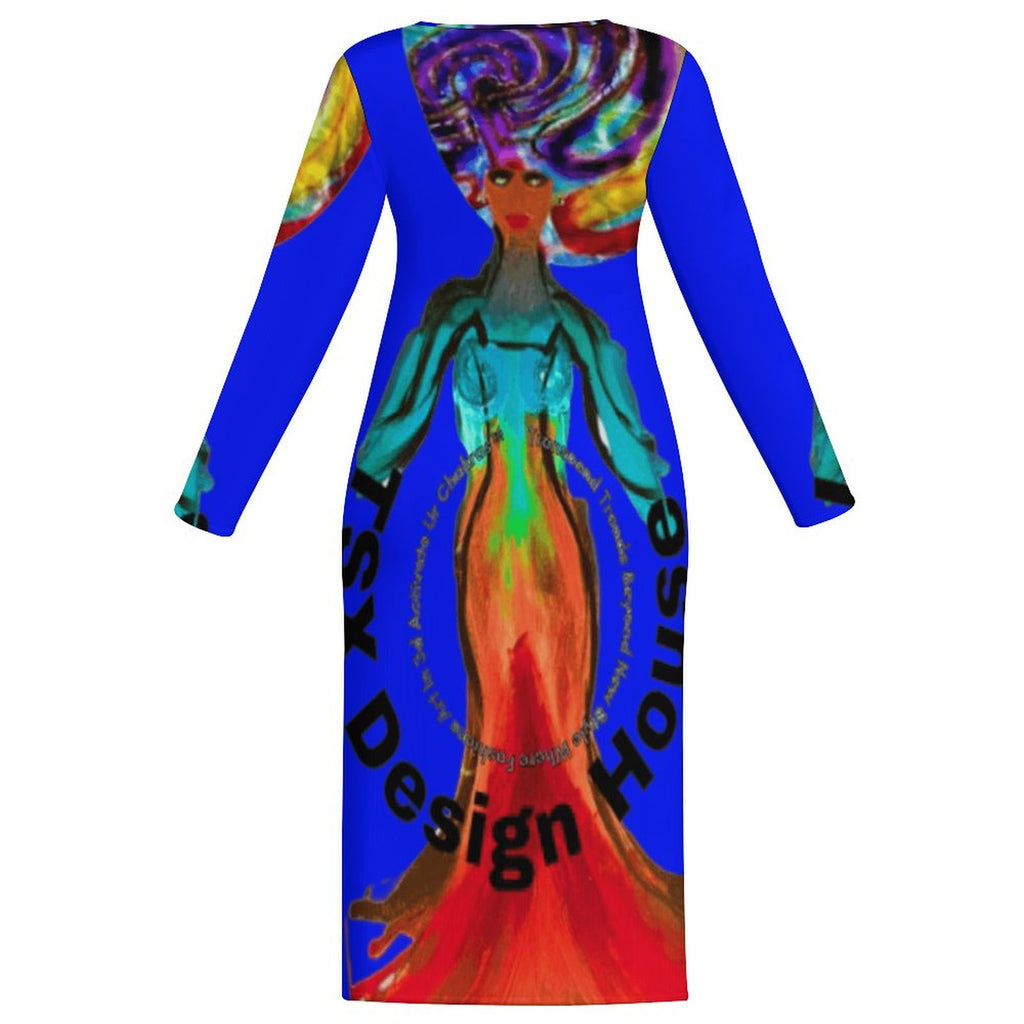 Signature Visuddha™ Long Sleeve Bodycon Dress